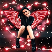 Instasquare 照片编辑器 滴水艺术,霓虹灯线条艺术