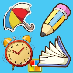 日常用品学习卡 : 英语学习